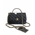 CHANEL TOP HANDLE FLAP BAG