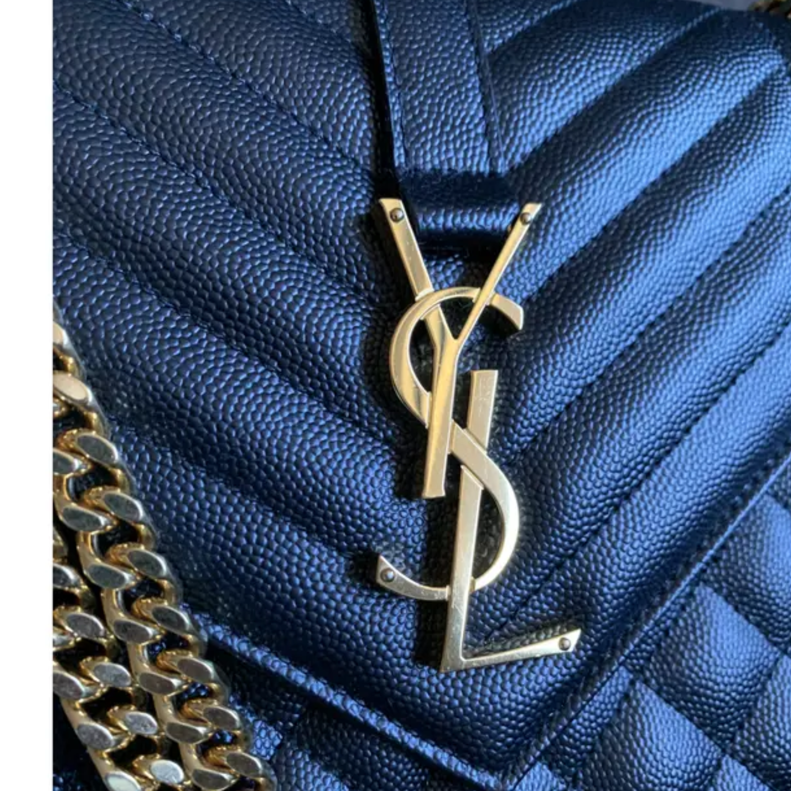 SAINT LAURENT ENVELOPE WALLET ON CHAIN