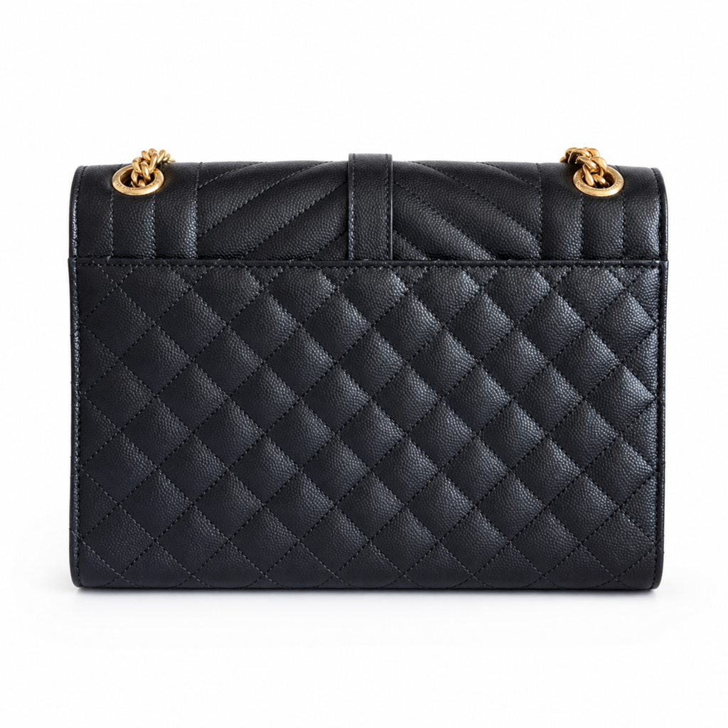 SAINT LAURENT ENVELOPE WALLET ON CHAIN